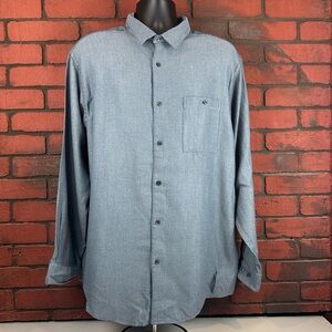 Brandini‎ Men's XL Button Down Shirt – Zig Zag Pattern Casual